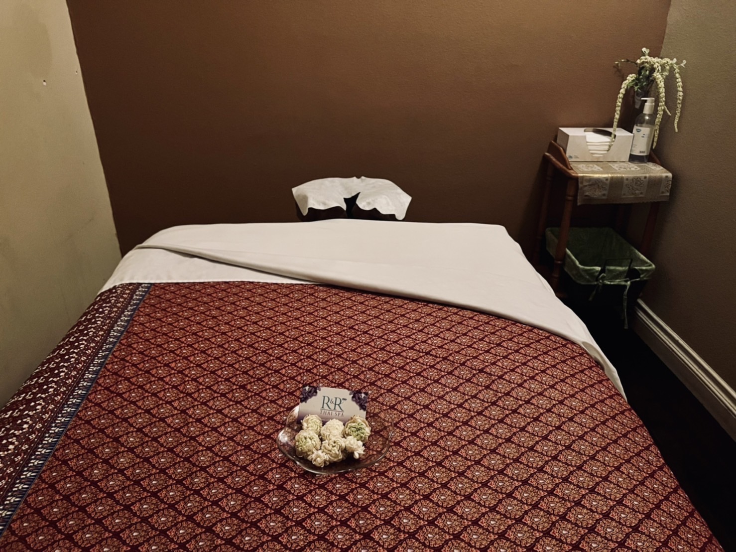 Traditional Thai massage room